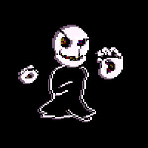 Old Pixel art of Gaster from UNDERTALE (or at least what the community has decided he looks like, there&#39;s debate about that)