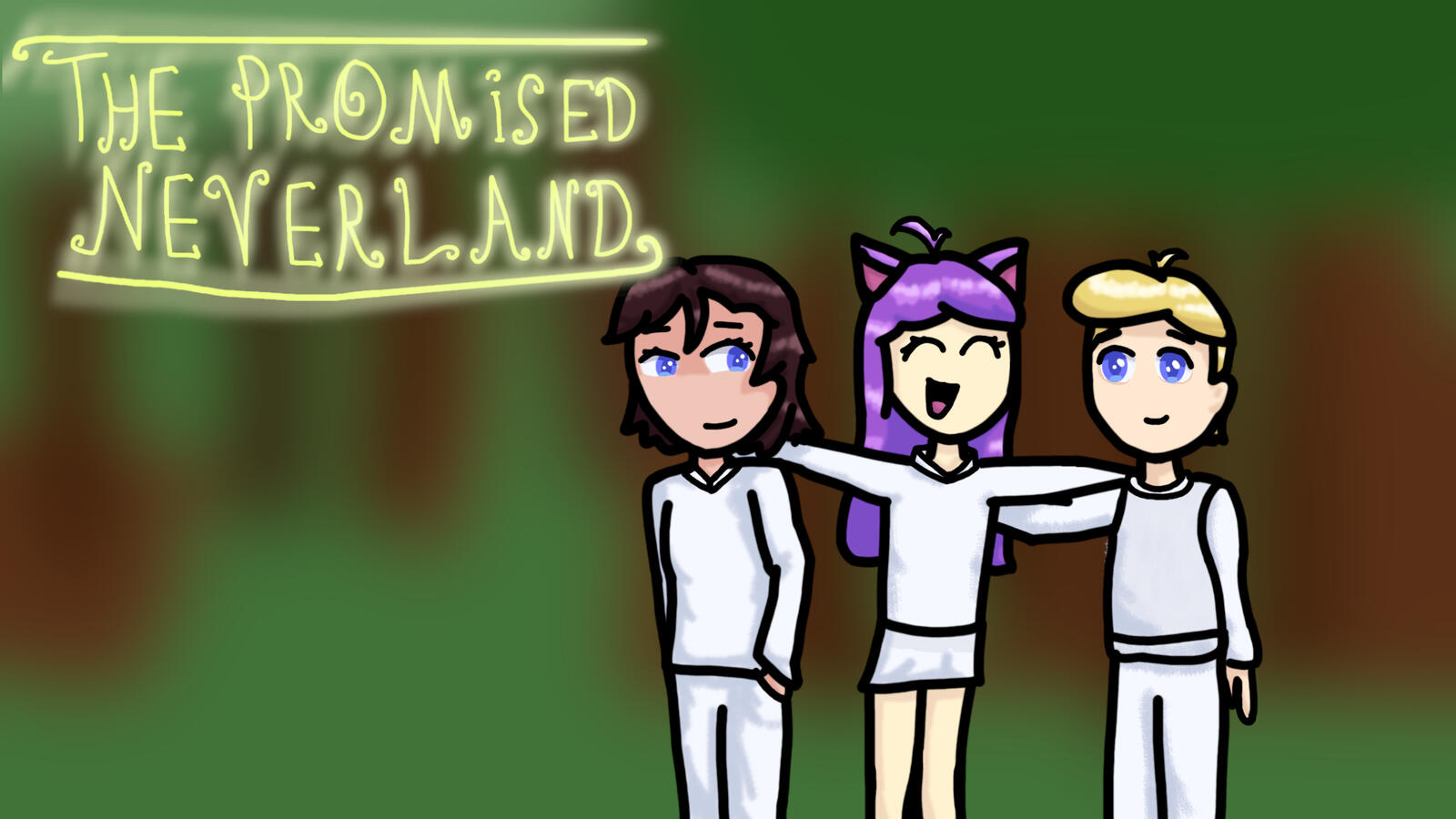 Me, Obscure, and Mellobee? (not sure what they go by now) with our old personas roleplaying as the cast of Promised Neverland. This takes me back.