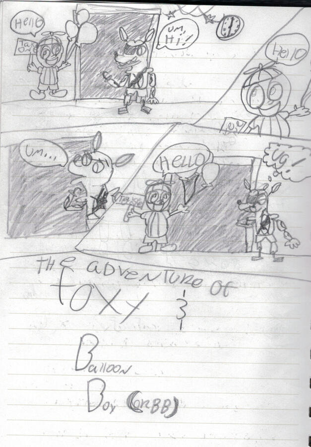 Funny FNaF comic I made 365 million years ago