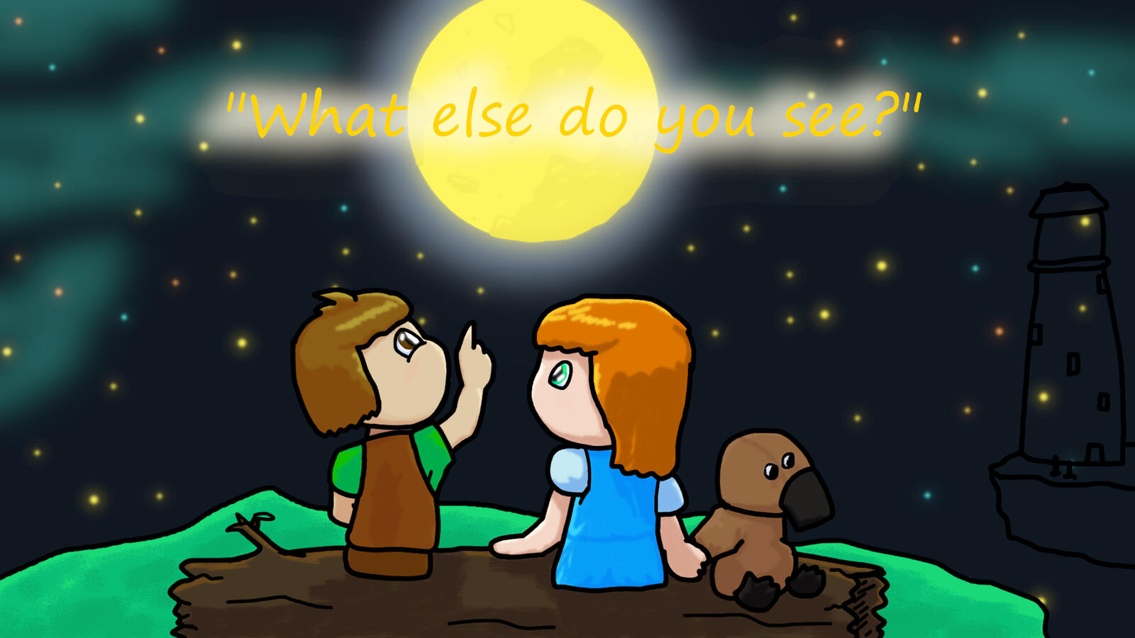 Fanart of To the Moon. This part genuinely made me cry.