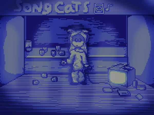 Fanart of my old friend Obscure Easter Eggs OC Songcat
