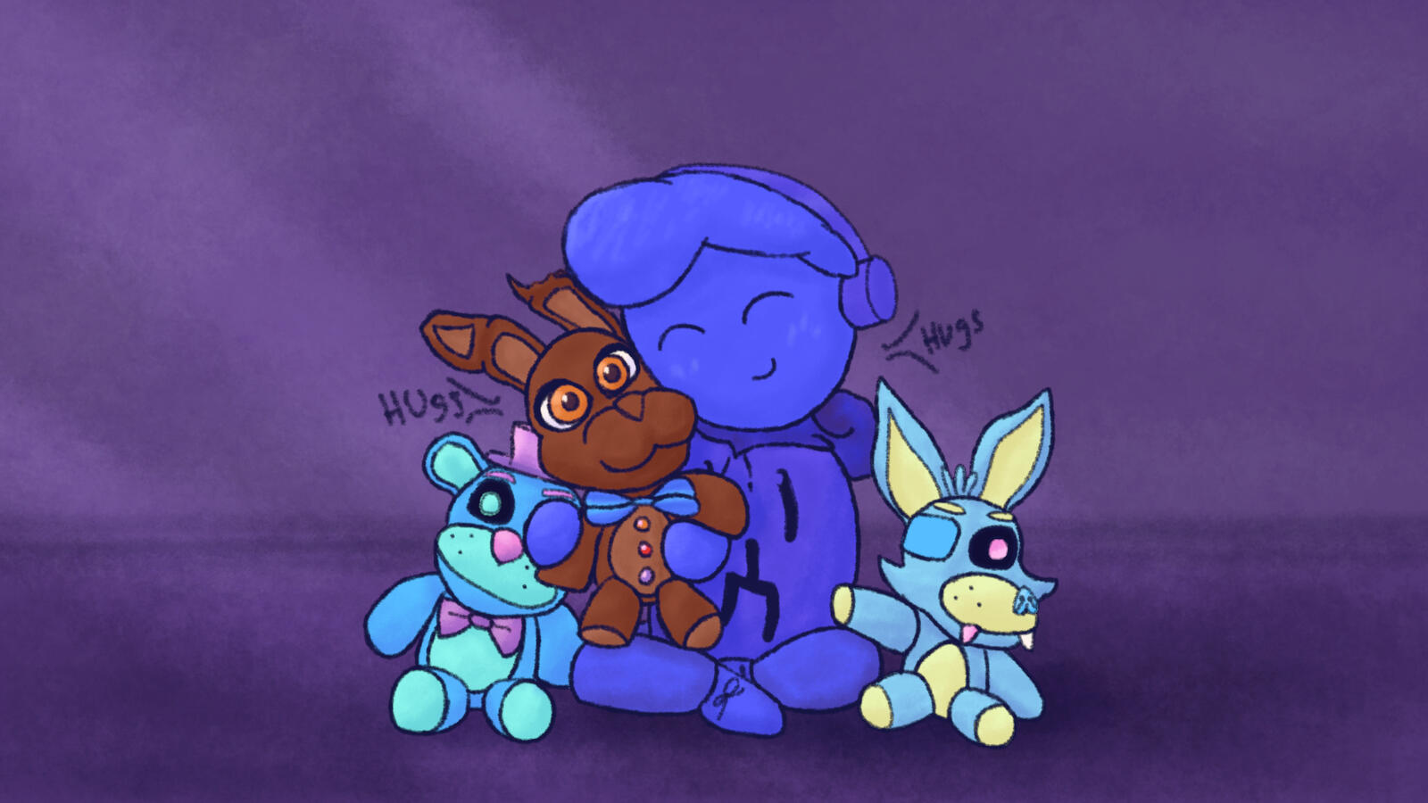 I'm not sure why I drew this, I don't even own these plushies. Does this even count as a background? I'm not sure!