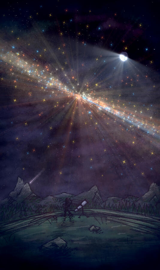 I drew another comet! (see if you can find it)