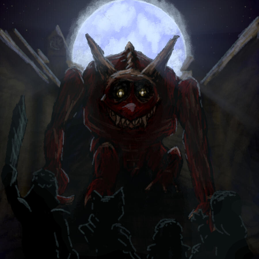 An art based on the final fight of a DnD campaign I was in