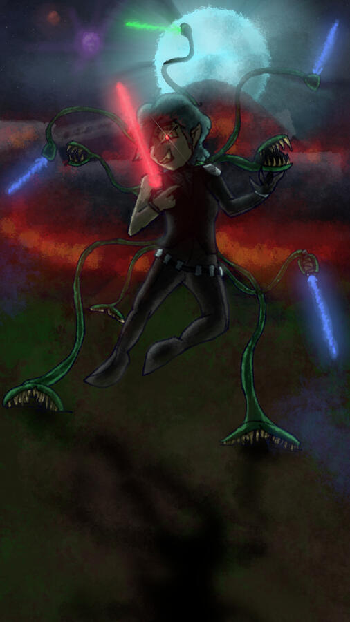 An art of a Star Wars OC I made up