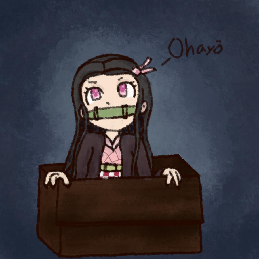 Fanart of Nezuko from Demon Slayer