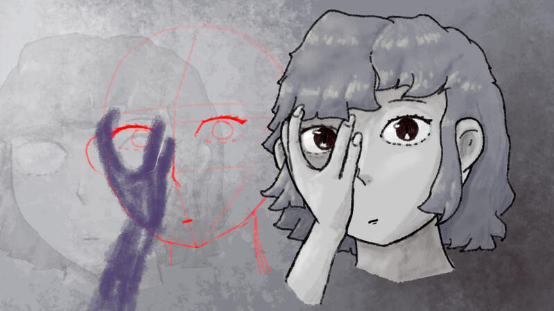 A better attempt at drawing an anime girl